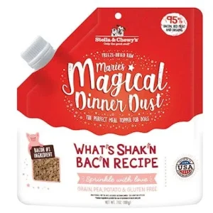 Stella & Chewy's Magical Dinner Dust Bacon Freeze-Dried Dog Food - 7 Oz