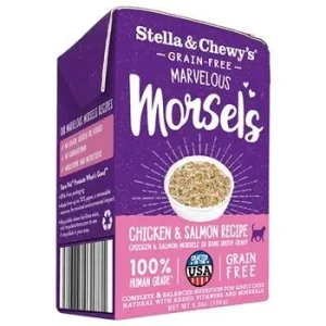 Stella & Chewy's Marvelous Morsels Chicken Salmon Canned Cat Food - 5.5 Oz - Case of 12