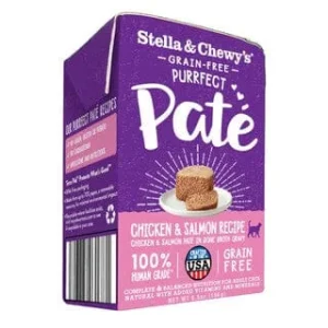 Stella & Chewy's Purrrfect Pate Chicken Salmon Canned Cat Food - 5.5 Oz - Case of 12