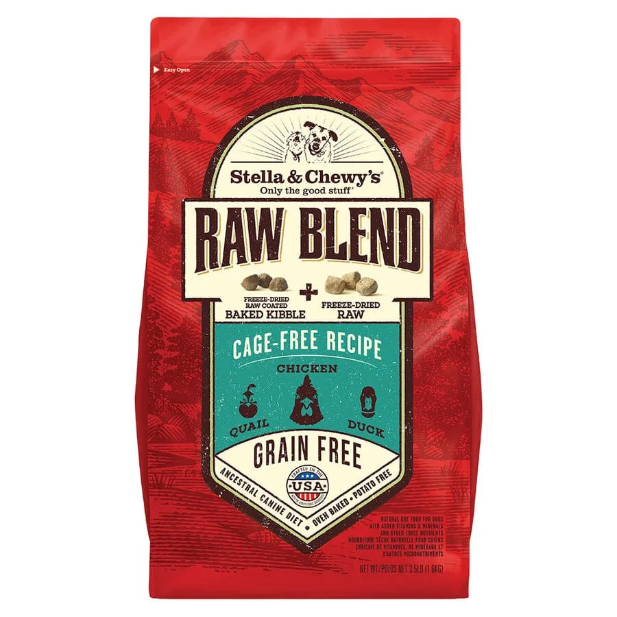 Stella & Chewy's Raw Blend Cage-Free Dry Dog Food - 10 lbs