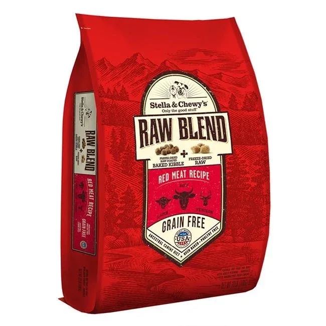 Stella & Chewy's Raw Blend Red Meat Dry Dog Food - 22 lbs