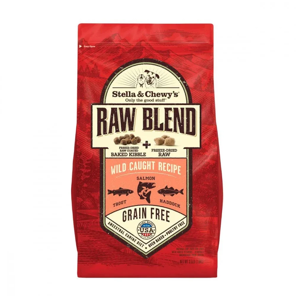 Stella & Chewy's Raw Blend Wild Caught Dry Dog Food - 3.5 lbs