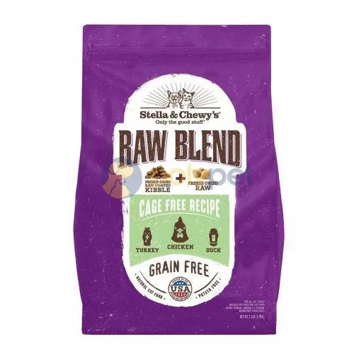 Stella & Chewy's Raw Poultry Blend Dry Cat Food- 10 lbs