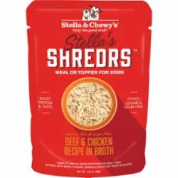 Stella & Chewy's Shredders Beef Chicken Wet Dog Food - 2.8 Oz - Case of 24