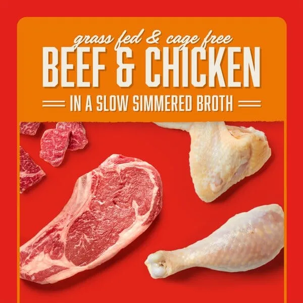 Stella & Chewy's Shredders Beef Chicken Wet Dog Food - 2.8 Oz - Case of 24 - Image 2