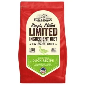 Stella & Chewy's Simple Limited Ingredient Diet Duck Dry Dog Food - 3.5 lbs