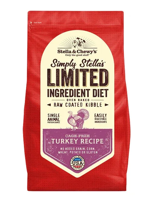 Stella & Chewy's Simple Limited Ingredient Diet Turkey Dry Dog Food - 3.5 lbs