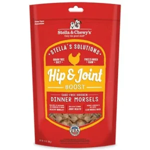 Stella & Chewy's Solutions Hip and Joint Boost Chicken Freeze-Dried Dog Food - 13 Oz
