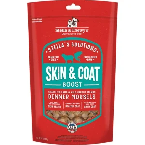 Stella & Chewy's Solutions Skin & Coat Boost Freeze-Dried Raw Cat Food - Duck & Salmon, 7.5 oz