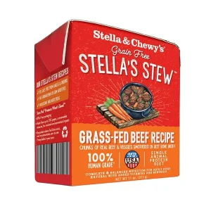 Stella & Chewy's Stew Grass Fed Beef Canned Dog Food - 11 Oz - Case of 12