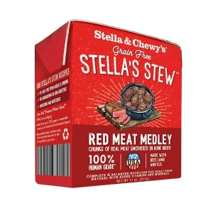 Stella & Chewy's Stew Red Meat Medley Canned Dog Food - 11 Oz - Case of 12
