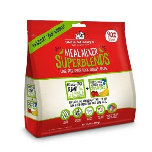 Stella & Chewy's Superblend Mixers Duck Freeze-Dried Dog Food - 16 Oz