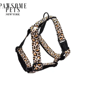 Step-in Dog Harness, Leopard