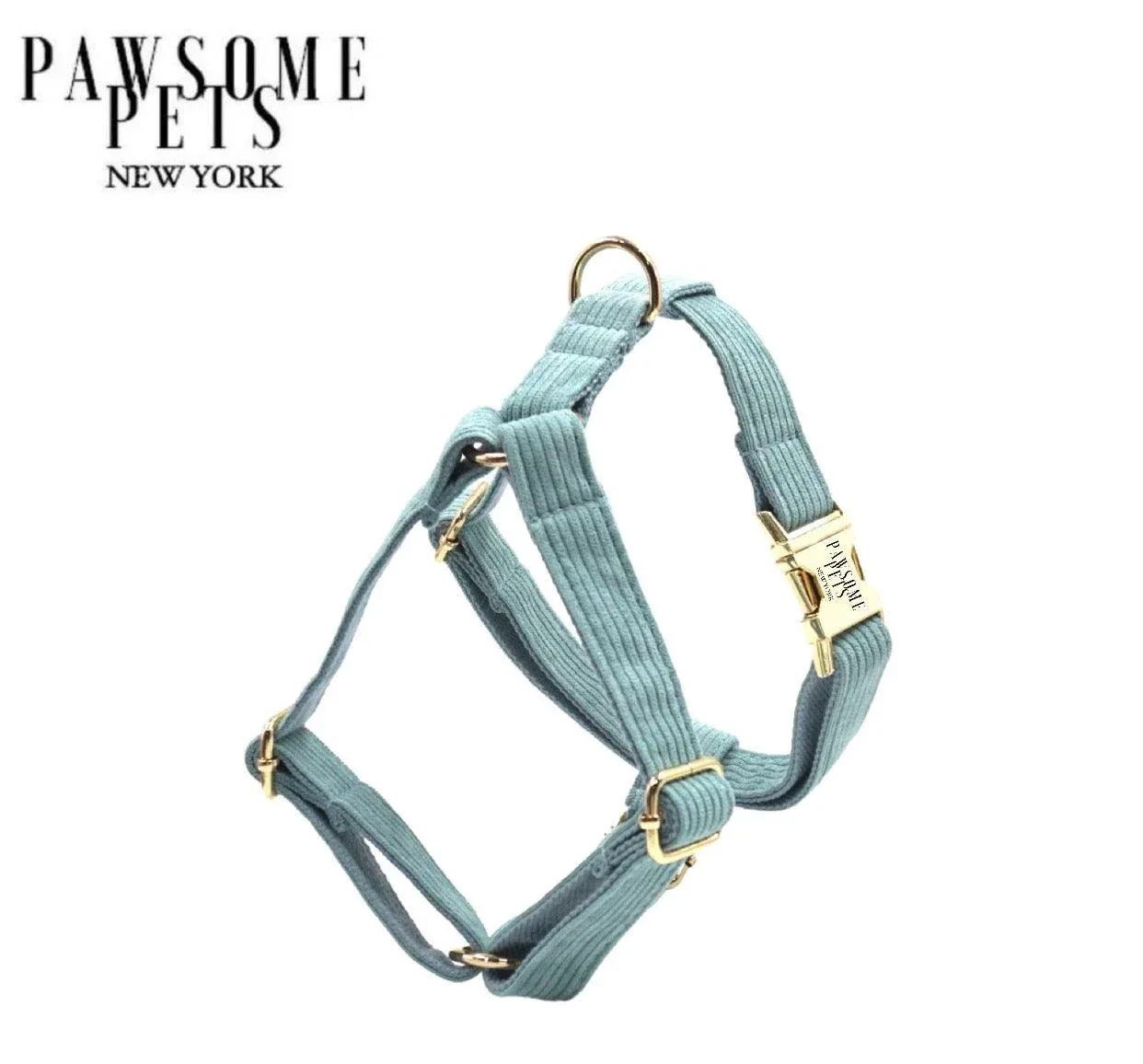 Step-in Dog Harness, Light Blue