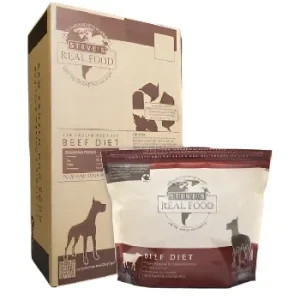 Steve's Real Food Dog and Cat Frozen Beef Nuggets - 9.75 lbs