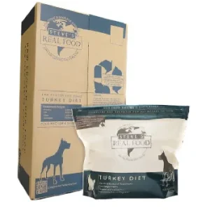 Steve's Real Food Dog and Cat Frozen Turkey Patties - 13.5 lbs