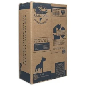 Steve's Real Food Dog Frozen Turkey Patties Bulk - 20 lbs