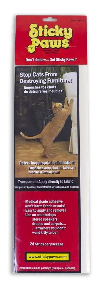 Sticky Paws Furniture Protector 24 ct