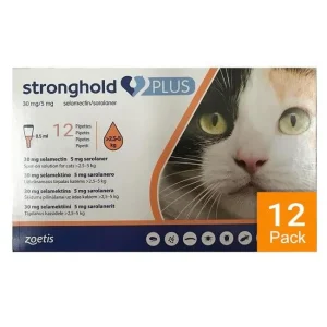 Stronghold Plus for Medium Cats 5.5 lbs to 11 lbs (2.5 kg to 5 kg)