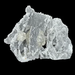 Sugar Quartz With Yellow Calcite