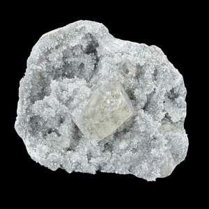 Sugar Quartz With Yellow Calcite