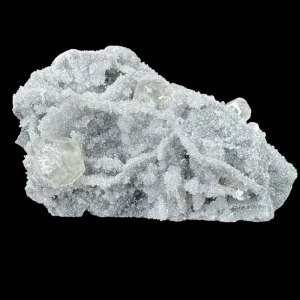 Sugar Quartz With Yellow Calcite