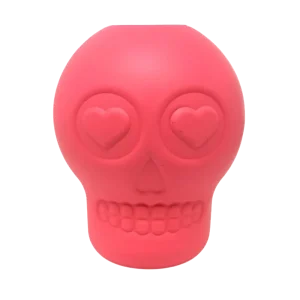 Sugar Skull eDispenser Durable Rubber Chew Toy & Treat Dispenser