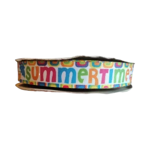 Summertime Neon Nylon Dog Collar