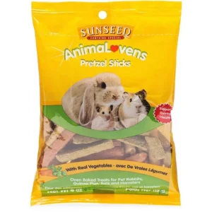 Sun Seed AnimaLovens Small Animal Treats Pretzel Sticks, 4 oz