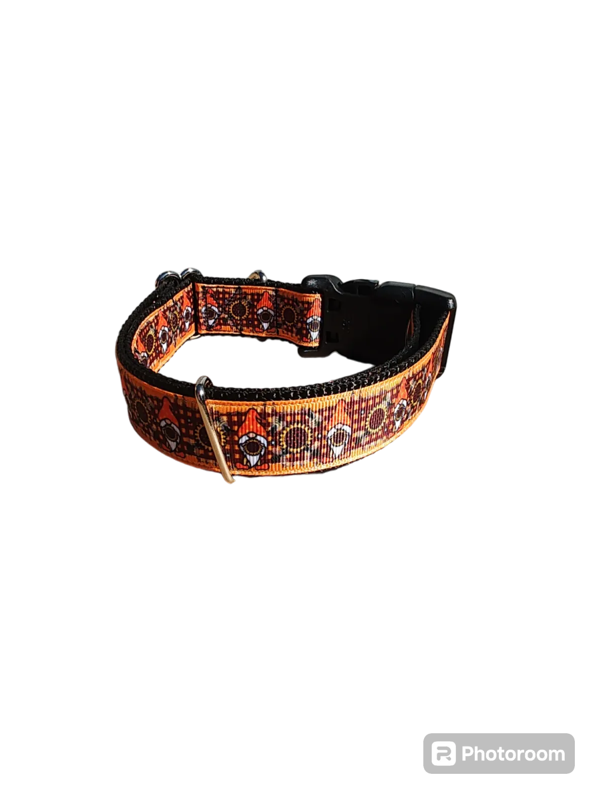 Sunflower Gnomes Nylon Dog Collar - Image 2