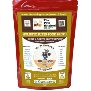 Super Dog Food Broth Joint & Active Body Support* The Petz Kitchen Dogs & Cats*