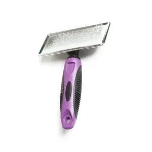 SureGrip Flat Slicker Brush for Dogs, Medium