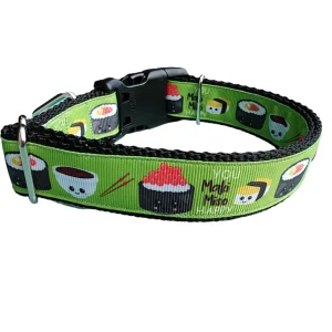 Sushi Nylon Dog Collar