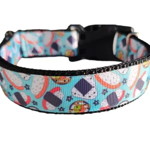Sushi Roll Nylon Dog Collar