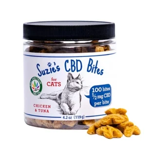 Suzie's Bites For Cats Chicken/Tuna 4.2 oz.-.5 Mg