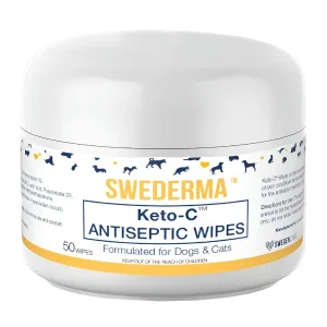 Swederma Dog Wipes Keto-C - 50 Count