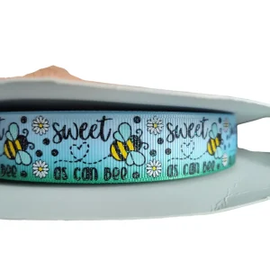 Sweet As Can Bee Ombre Nylon Dog Collar