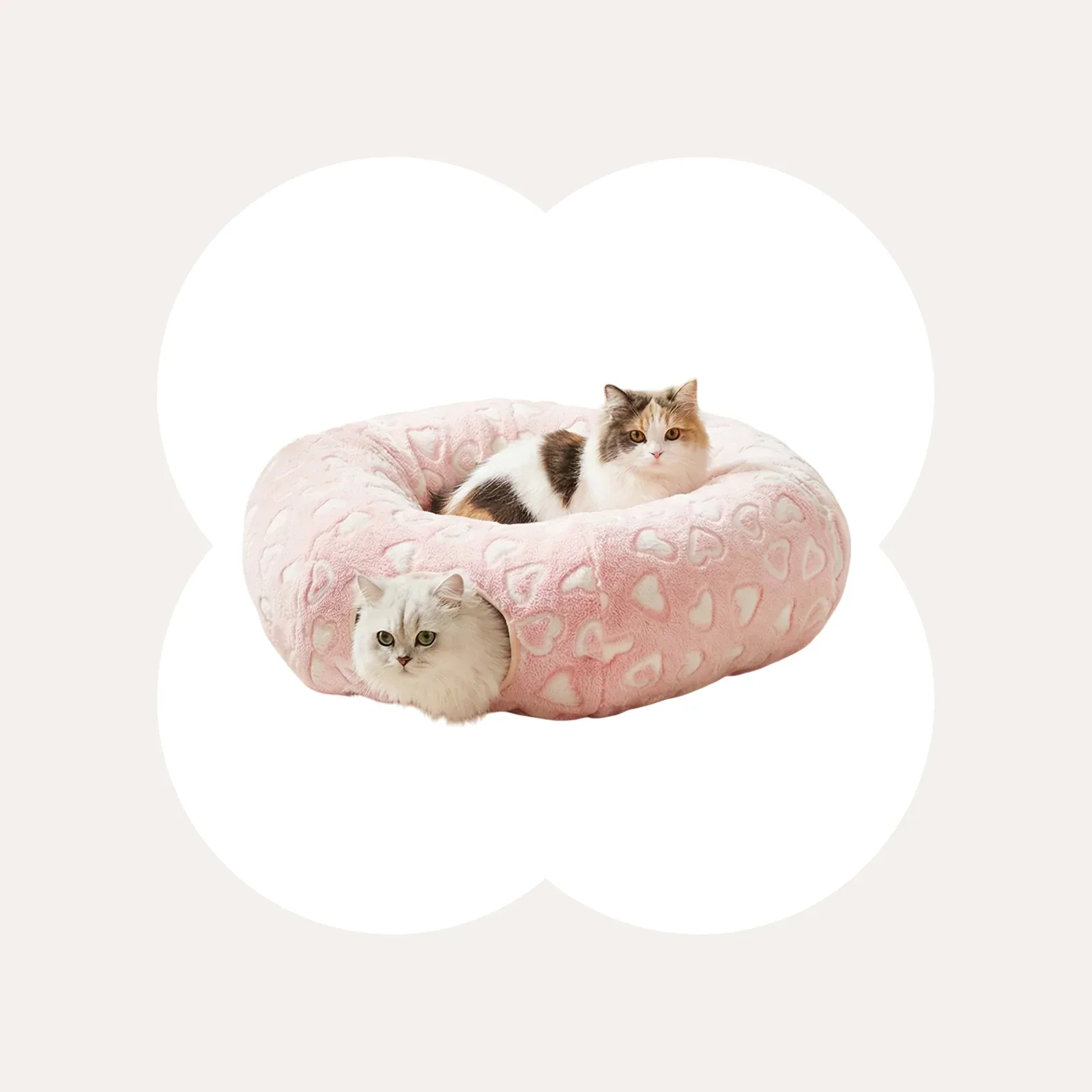 Sweetheart Snuggle Cat Tunnel