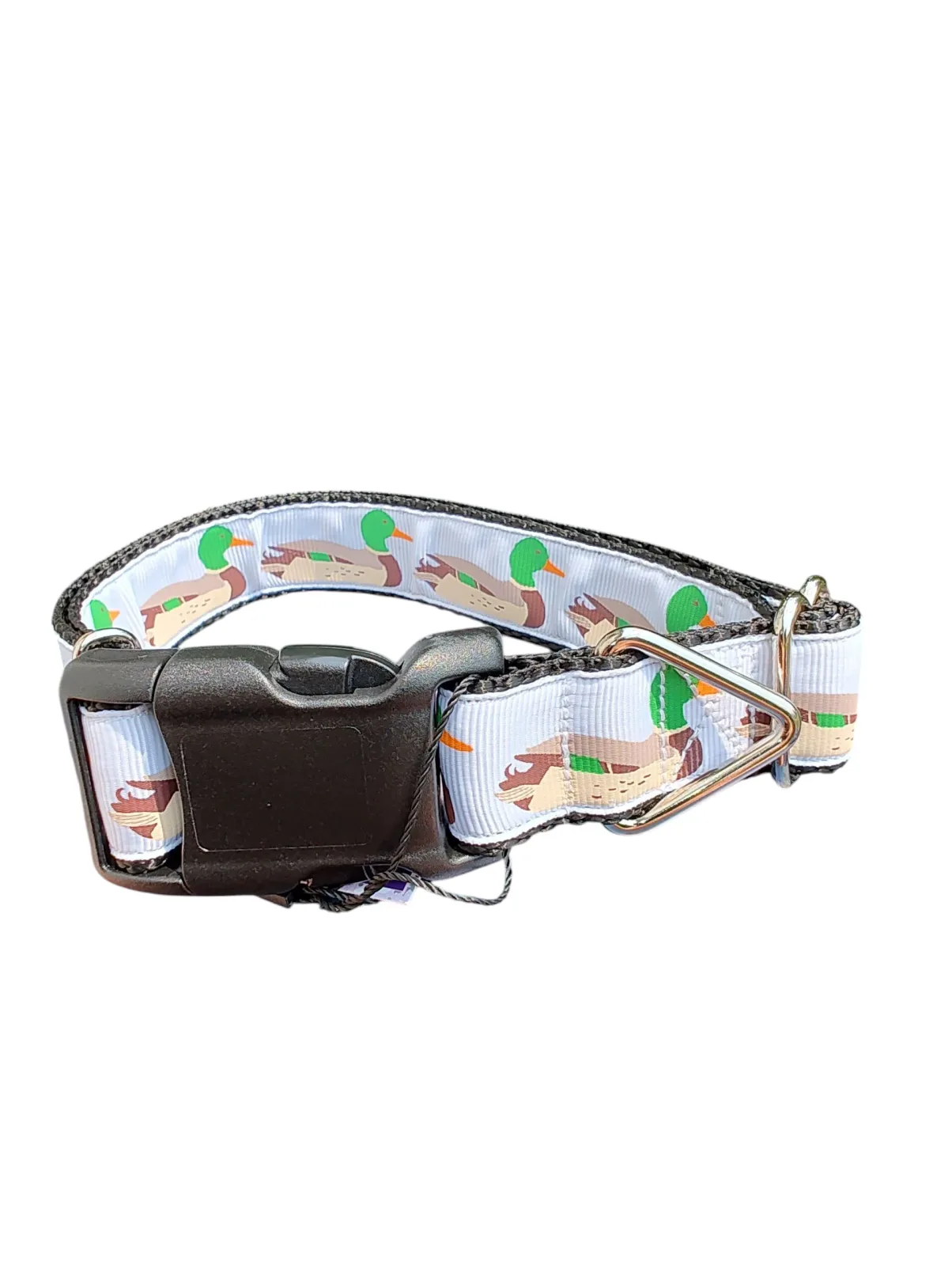 Swimming Ducks Nylon Dog Collar - Image 2