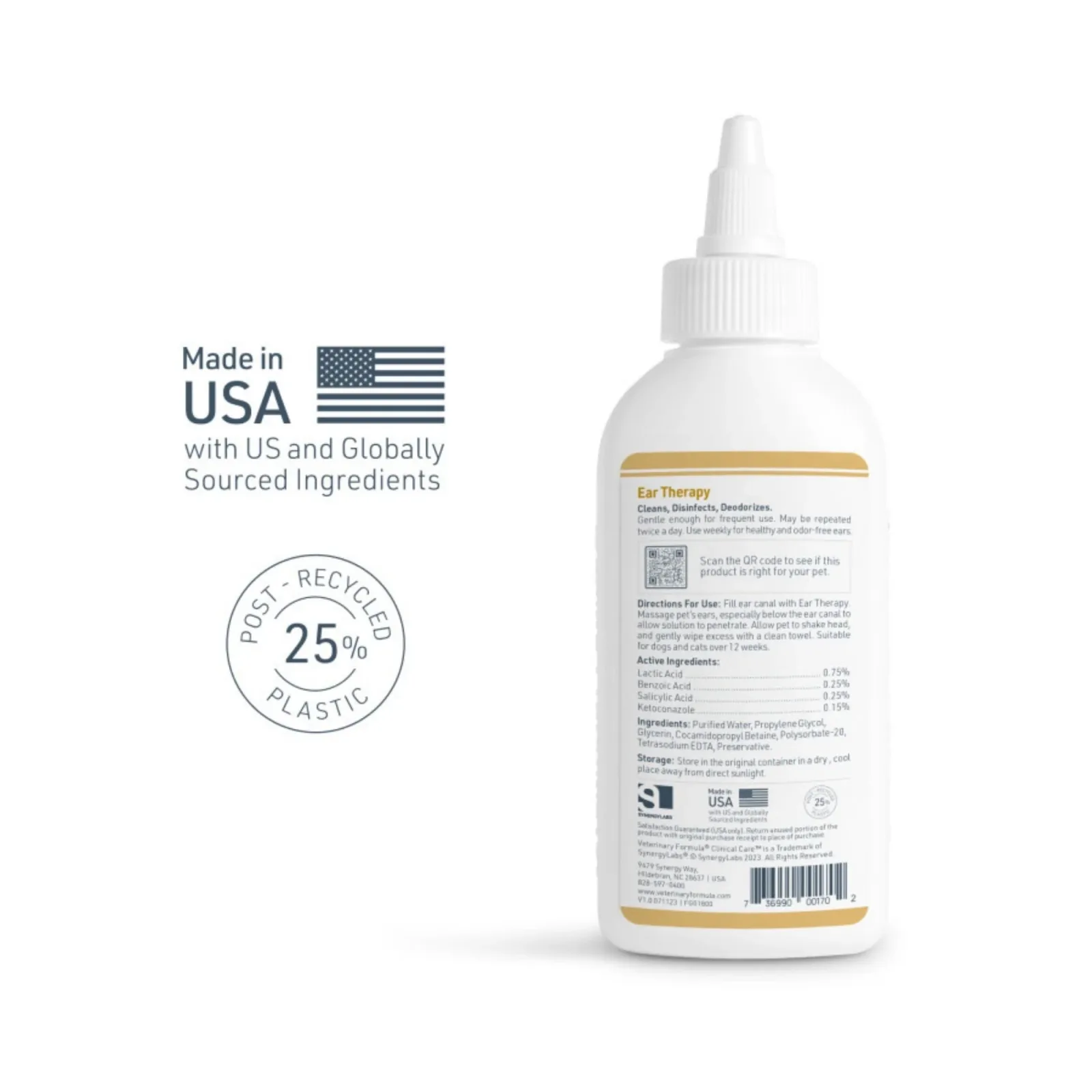 Synergy Labs Veterinary Formula Clinical Care Ear Therapy 4 oz - Image 2
