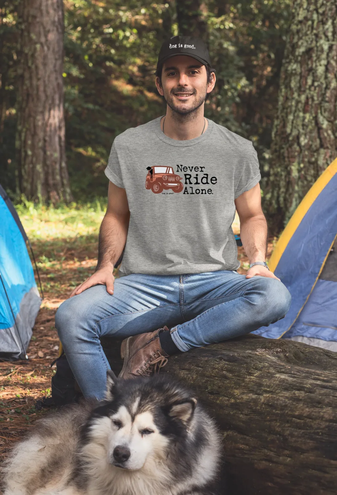 T-shirt: Never Ride Alone - Image 2