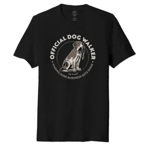 T-shirt: Official Dog Walker