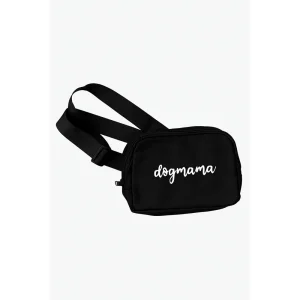 Talking Dog Club Dog Mama Waist Pouch Carry All Tote Bag for Women (Black)
