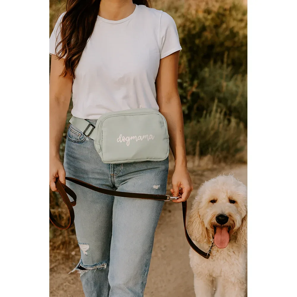 Talking Dog Club Dog Mama Waist Pouch Carry All Tote Bag for Women (Sage Green) - Image 2