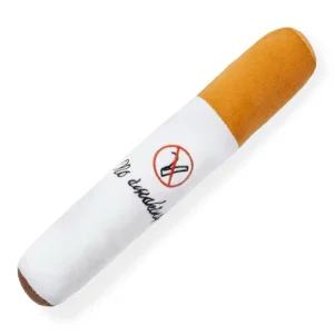 Talking Dog Club XL No Smoke Cigarette Plush Toy for Dogs (White)