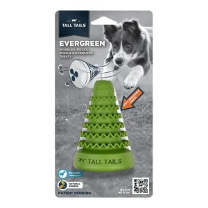 Tall Tails Dog Natural Rubber Evergreen 4 in