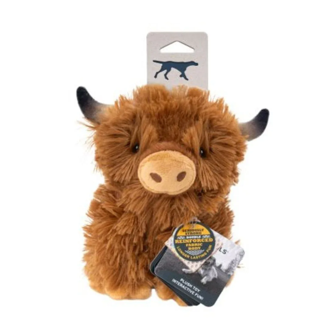 Tall Tails Dog Plush Highland Cow 8 in