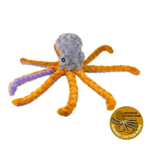 Tall Tails - Plush Octopus with Squeaker Dog Toy