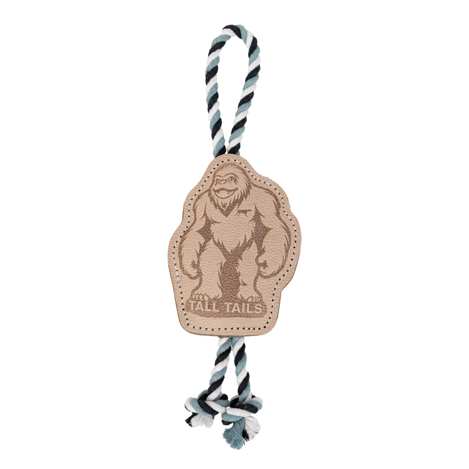 Tall Tails - Tall Tails Natural Leather Big Foot Tug Dog Toy - Image 2