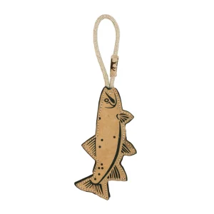 Tall Tails - Tall Tails Natural Leather Trout Tug Dog Toy